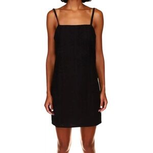 Sanctuary 90s Eyelet  Mini Dress in Black Size 0 NWT